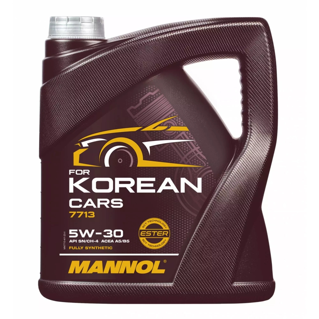 Моторна олива Mannol for korean cars 5W-30 4л (MN7713-4) - зображення 1