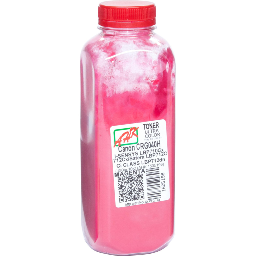 Тонер Canon LBP-710/712, 180г Magenta AHK (1505196) - зображення 1