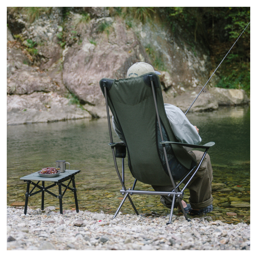 Крісло складане Naturehike CNK2300JU0003, зелене (6976023929472) - зображення 9