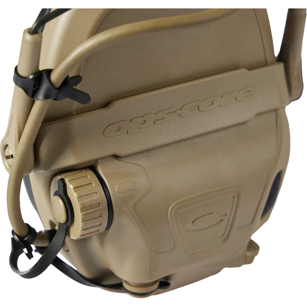 Навушники для стрільби Ops-Core AMP Communication Headset-Connectorized. Верхній тримач. Tan (N101153-01-0000) - изображение 7