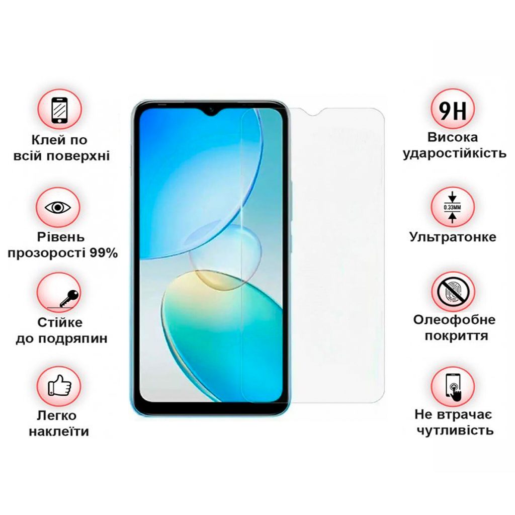 Скло захисне BeCover Infinix Hot 12і (X665B) 3D Crystal Clear Glass (708539) - зображення 4