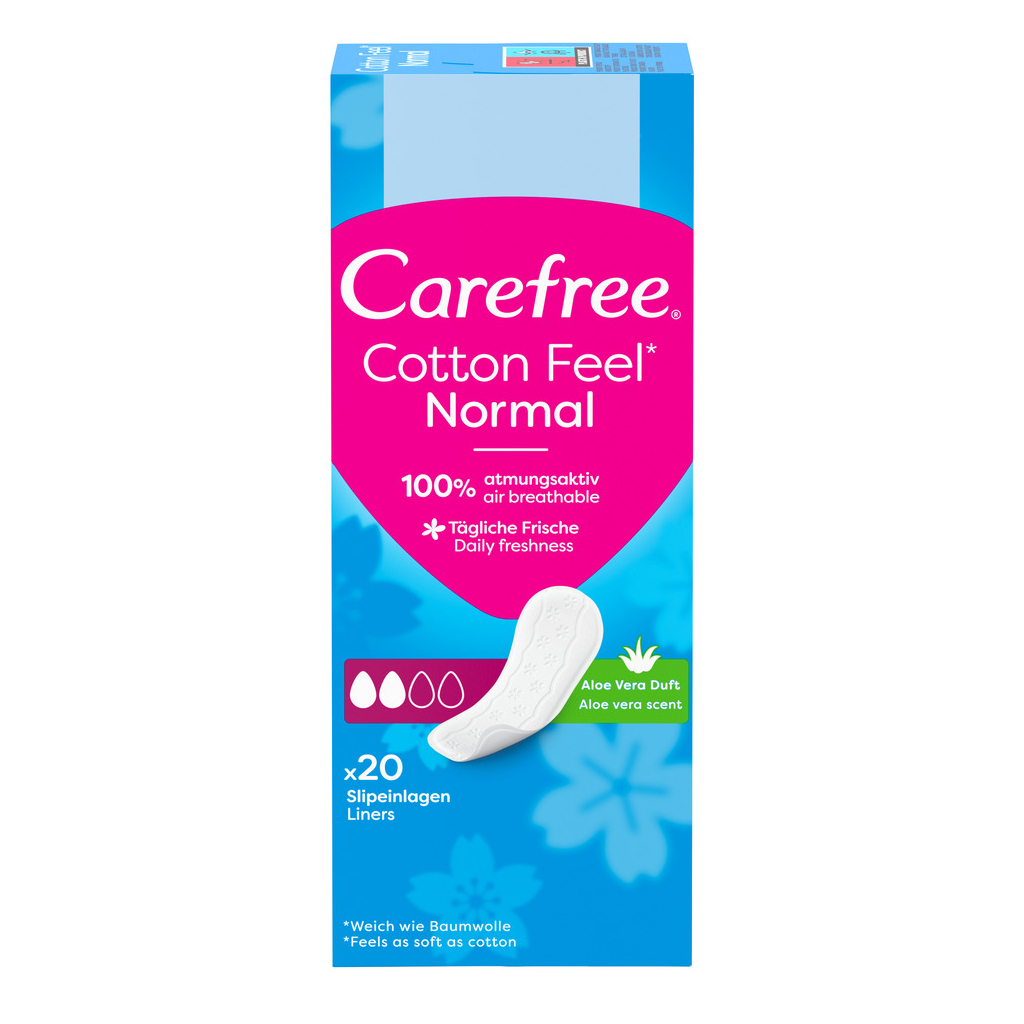Щоденні прокладки Carefree Алое Вера 20 шт. (3574661064314/3574661565057/3574661486123) - зображення 1