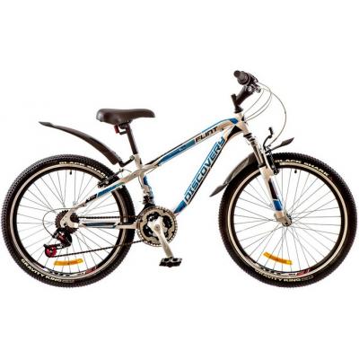 Велосипед Discovery 24" FLINT AM 14G Vbr 13" St біло-синьо-чорний 2017 (OPS-DIS-24-053) - зображення 1
