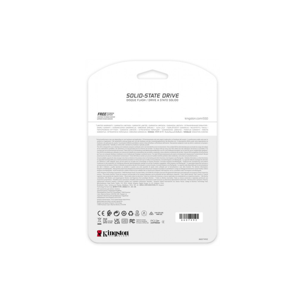 Накопичувач SSD M.2 2280 4TB Kingston (SFYRD/4000G) - изображение 6