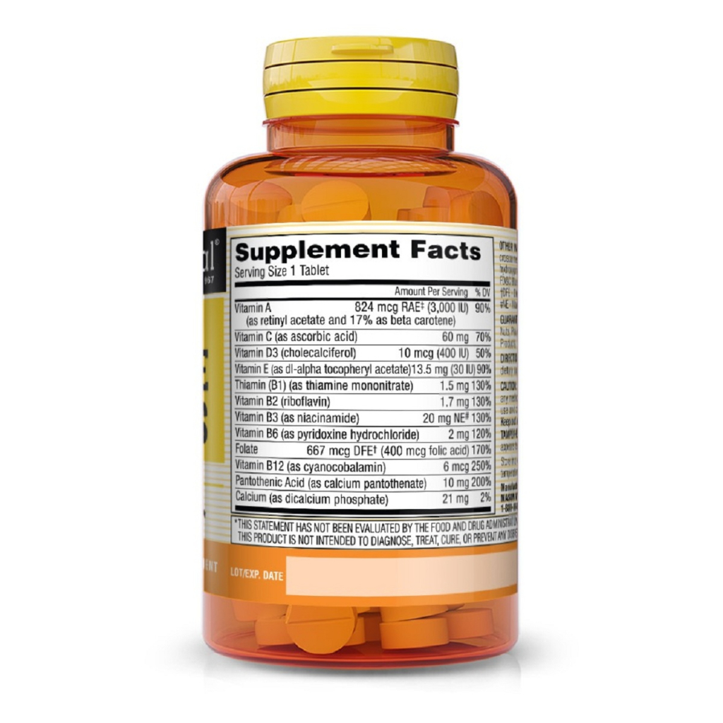 Мультивітамін Mason Natural Мультивітаміни на кожен день, Daily Multiple Vitamins, 100 т (MAV00881) - зображення 2