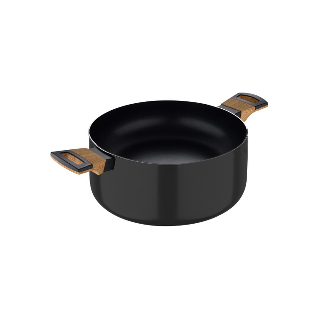 Каструля Bergner Earth black, з кришкою 28 см, 6 л (BG-32037-BK) - зображення 3