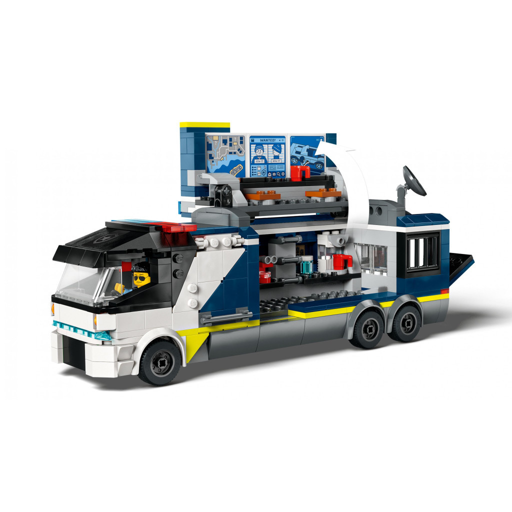 Конструктор LEGO City Пересувна поліцейська криміналістична лабораторія 674 деталей (60418) - зображення 6