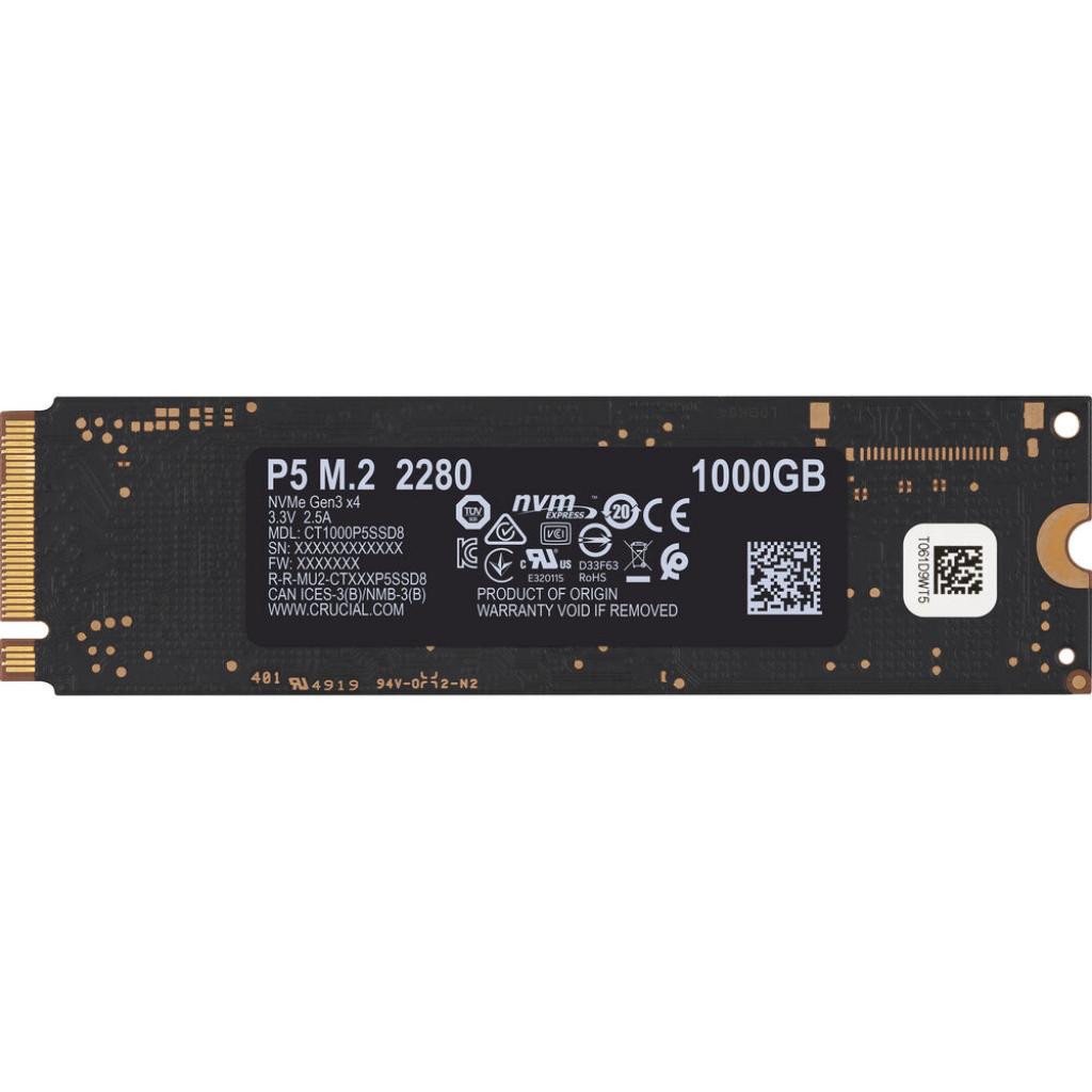 Накопичувач SSD M.2 2280 1TB Micron (CT1000P5SSD8) - зображення 4