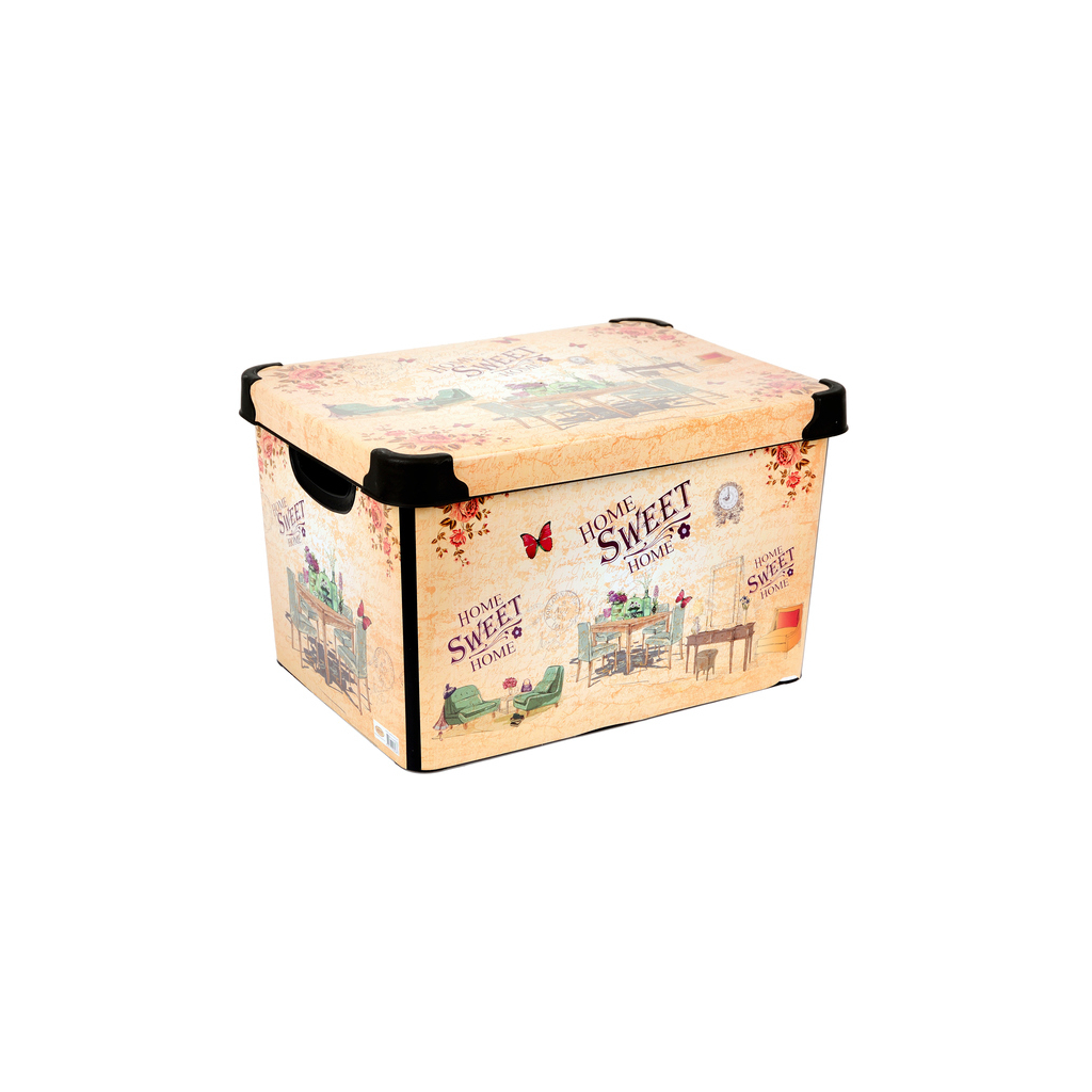 Контейнер для зберігання Violet House 0648 Decor Home 20 л (0648 DECOR HOME з/кр. 20 л) - зображення 1