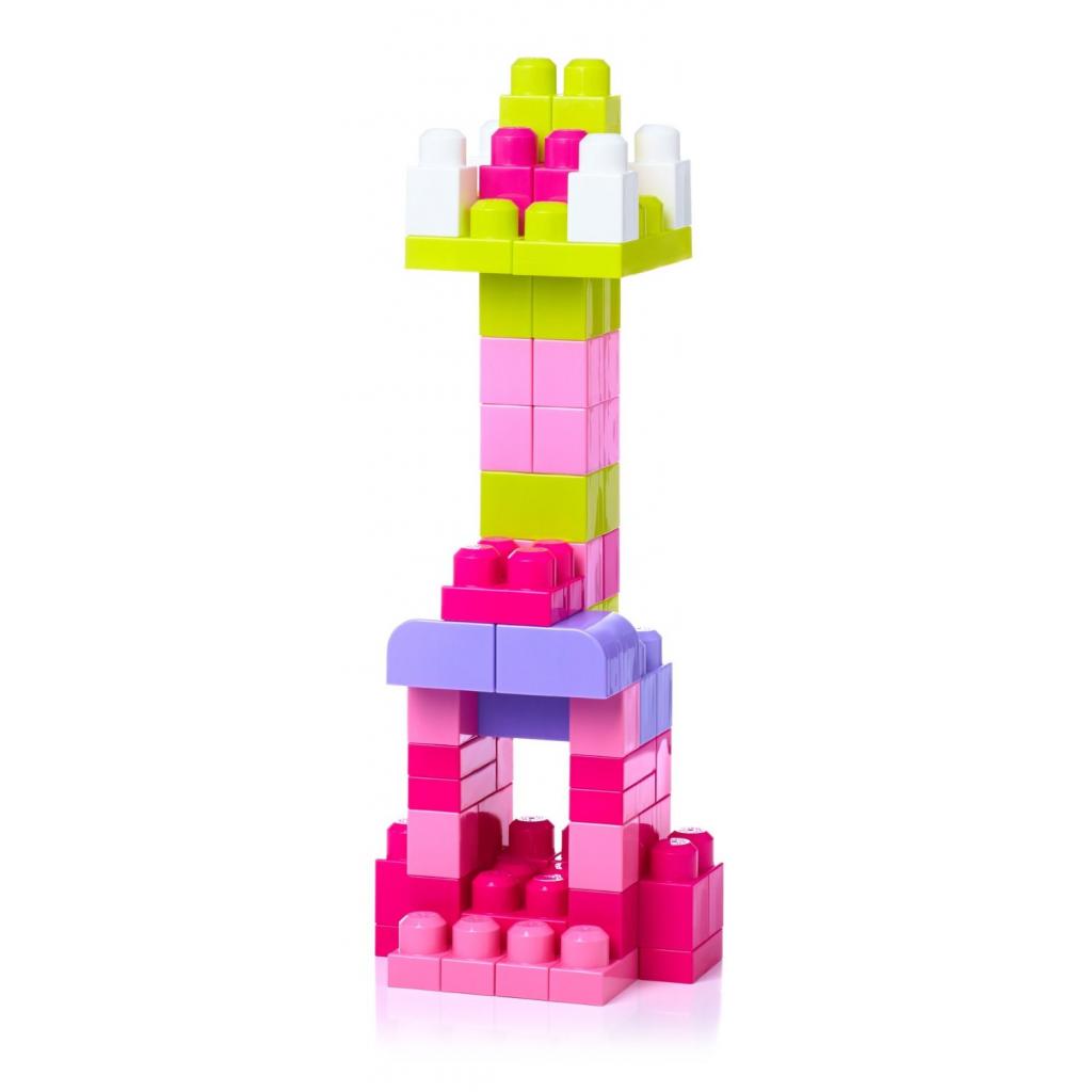 Конструктор Mega Bloks рожевий у мішку 60 деталей (DCH54) - зображення 5
