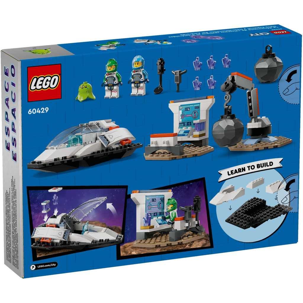Конструктор LEGO City Космічний корабель і дослідження астероїда 126 деталей (60429) - зображення 6