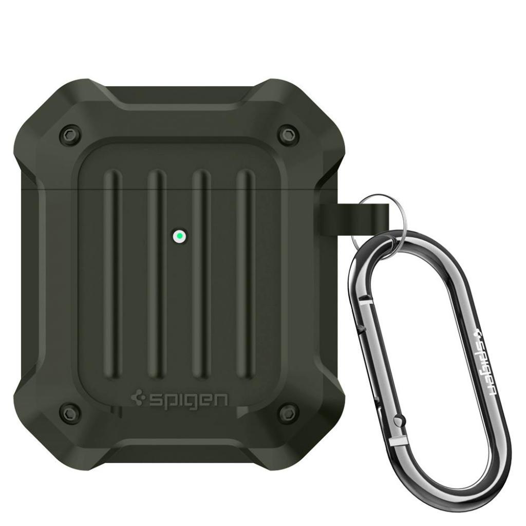 Чохол для навушників Spigen для Airpods Tough Armor Military Green (074CS26499) - зображення 2
