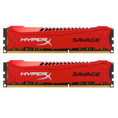 Модуль пам'яті для комп'ютера DDR3 8GB (2x4GB) 2133 MHz Savage Red Kingston Fury (ex.HyperX) (HX321C11SRK2/8) - зображення 1