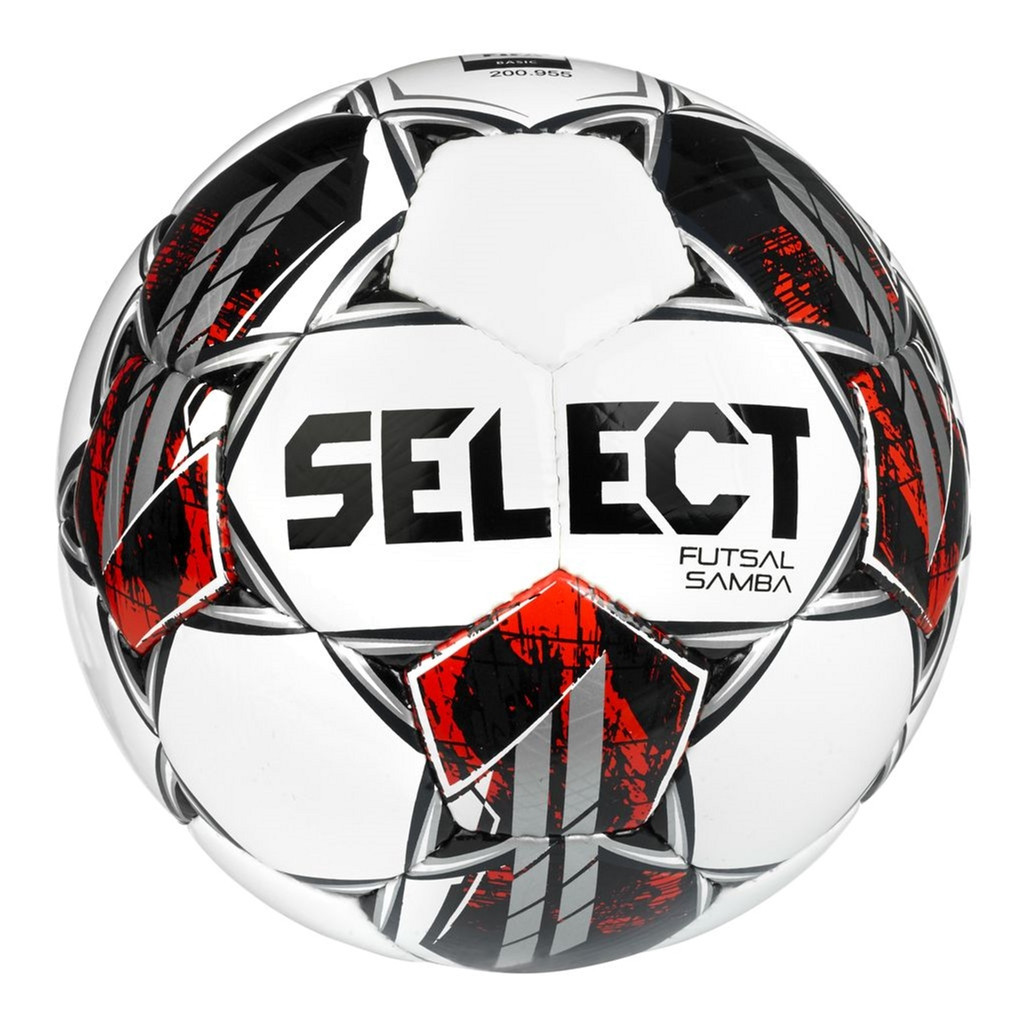 М'яч футзальний Select Samba v22 біло-сріблястий Уні 4 (5703543298402) - зображення 1