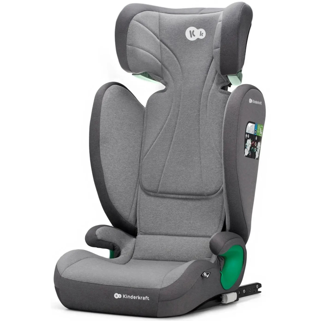 Автокрісло Kinderkraft Junior Fix 2 i-Size Rocket Grey (KCJUFI20GRY0000) (5902533921577) - зображення 6