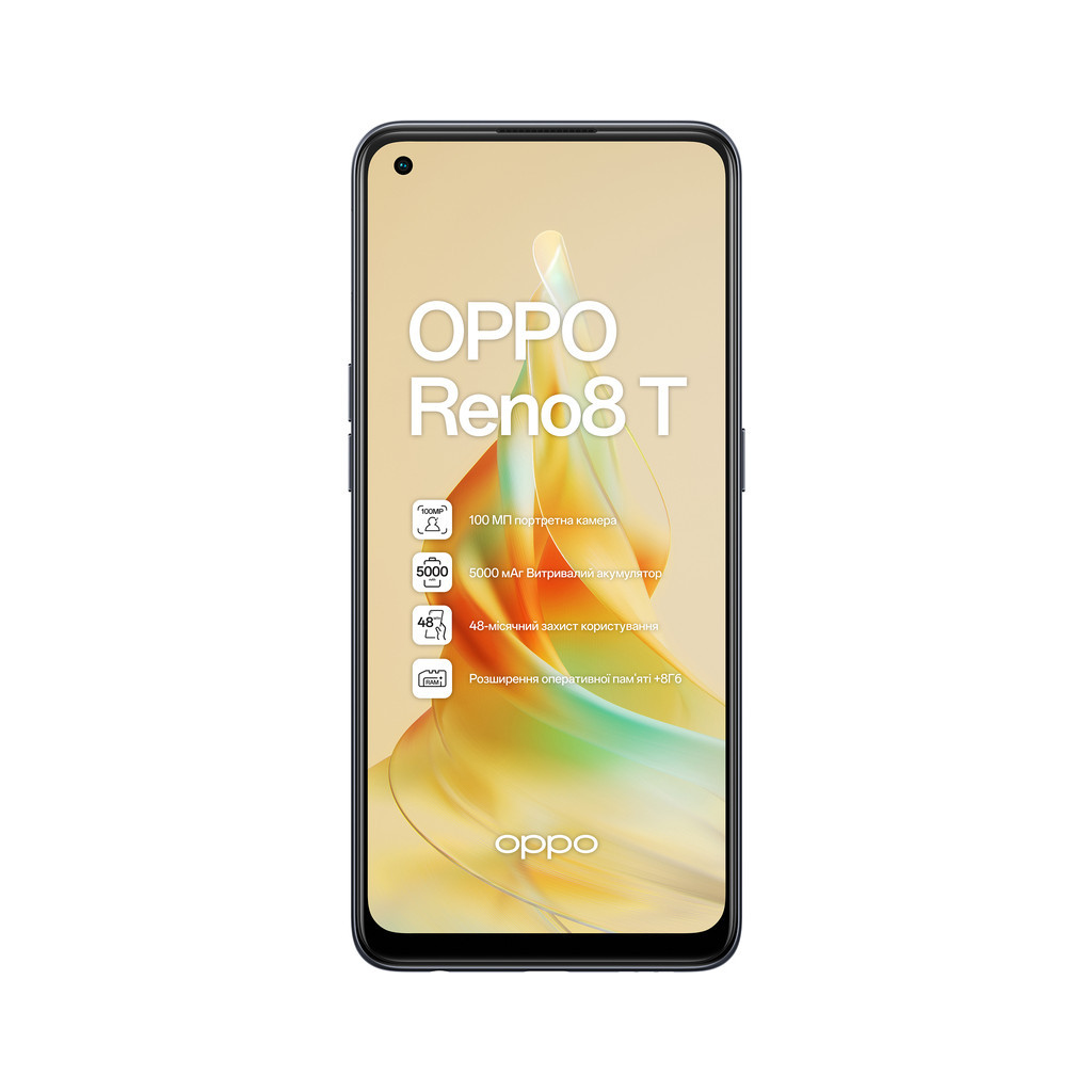 Мобільний телефон Oppo Reno8 T 8/128GB Midnight Black (OFCPH2481_BLACK) - зображення 2