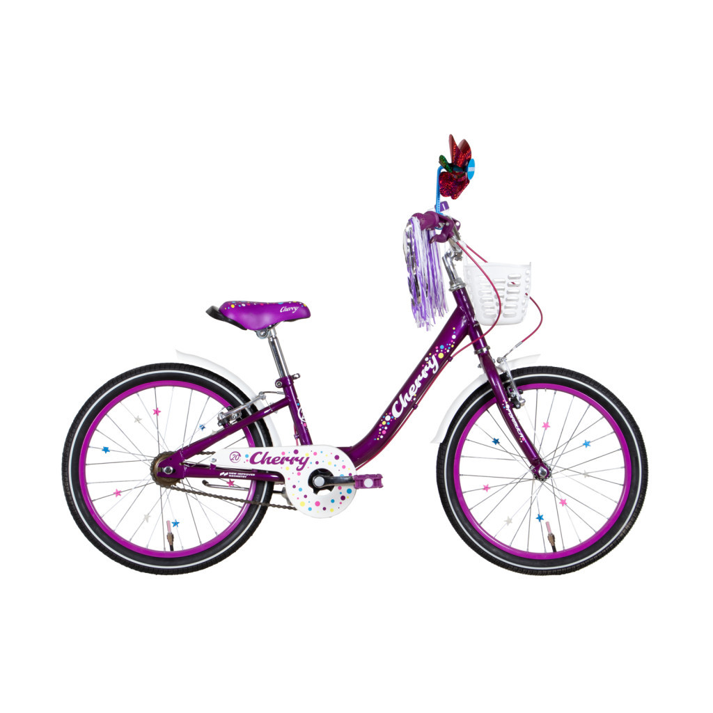 Велосипед Formula Cherry Vbr 20" 10" St 2024 Фіолетовий з бiлим (OPS-FRK-20-210) - зображення 1