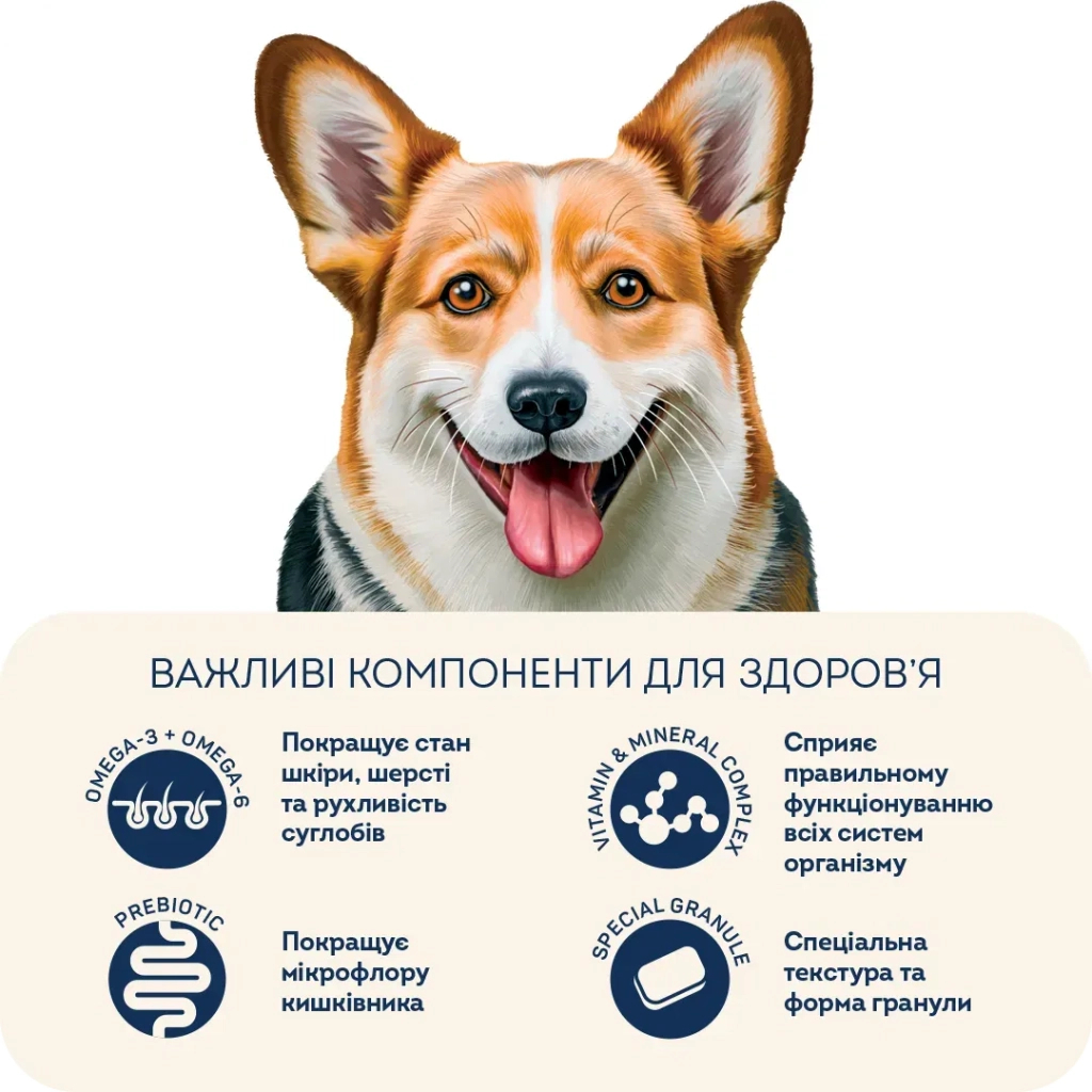 Сухий корм для собак Home Food ADULT MEDIUM Healthy skin and shiny coat з індичкою та лососем 10 кг (4820235020392) - зображення 5