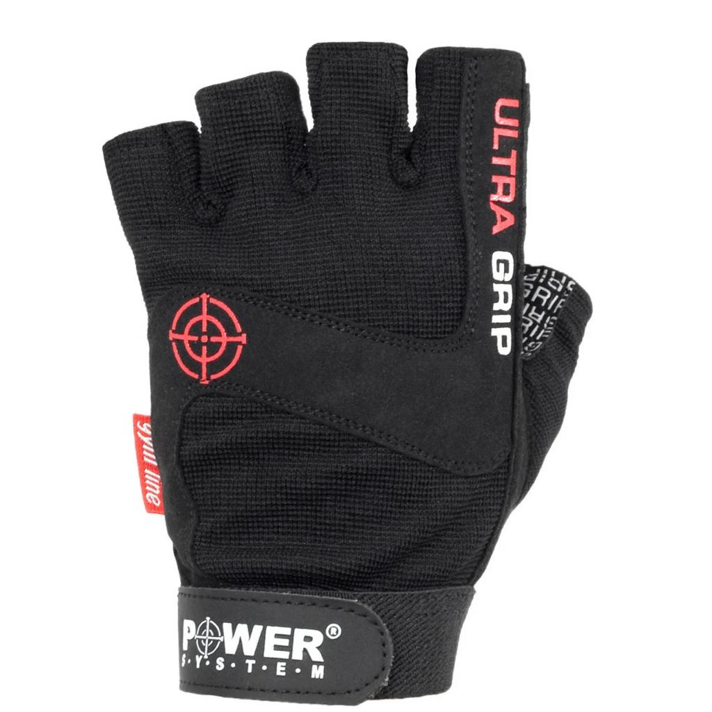 Рукавички для фітнесу Power System Ultra Grip PS-2400 Black M (PS-2400_M_Black) - зображення 2