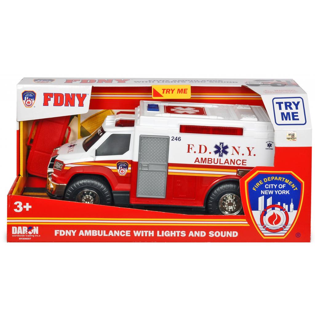 Спецтехніка Dickie Toys Невідкладна допомога з ношами зі світловими та звуковими ефе (3306007) - зображення 2