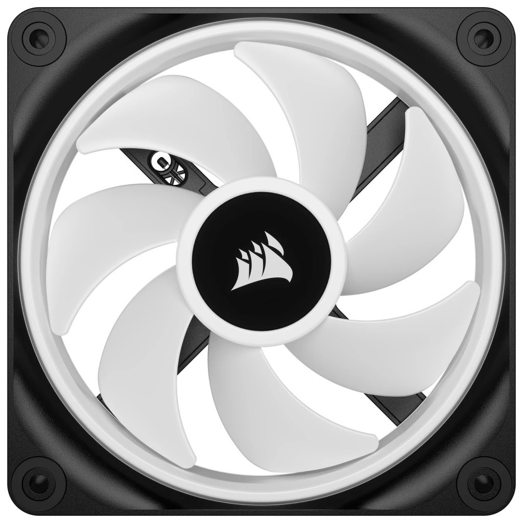 Кулер до корпусу Corsair iCUE Link QX120 RGB PWM PC Fans Starter Kit with iCUE Link System Hub (CO-9051002-WW) - зображення 6