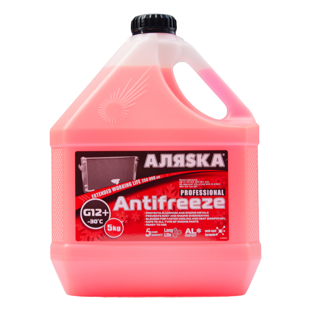 Антифриз Аляsка -30 G12+ червоний 5л (9005) - зображення 1