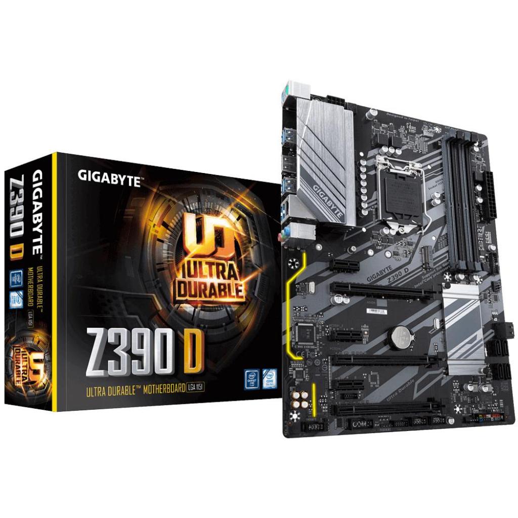 Материнська плата GIGABYTE Z390 D - зображення 1