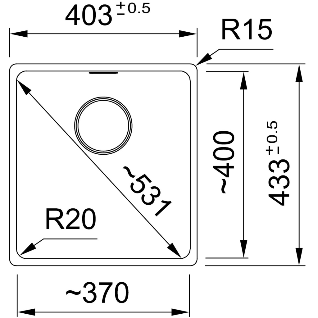 Мийка кухонна Franke 125.0701.775 - зображення 3