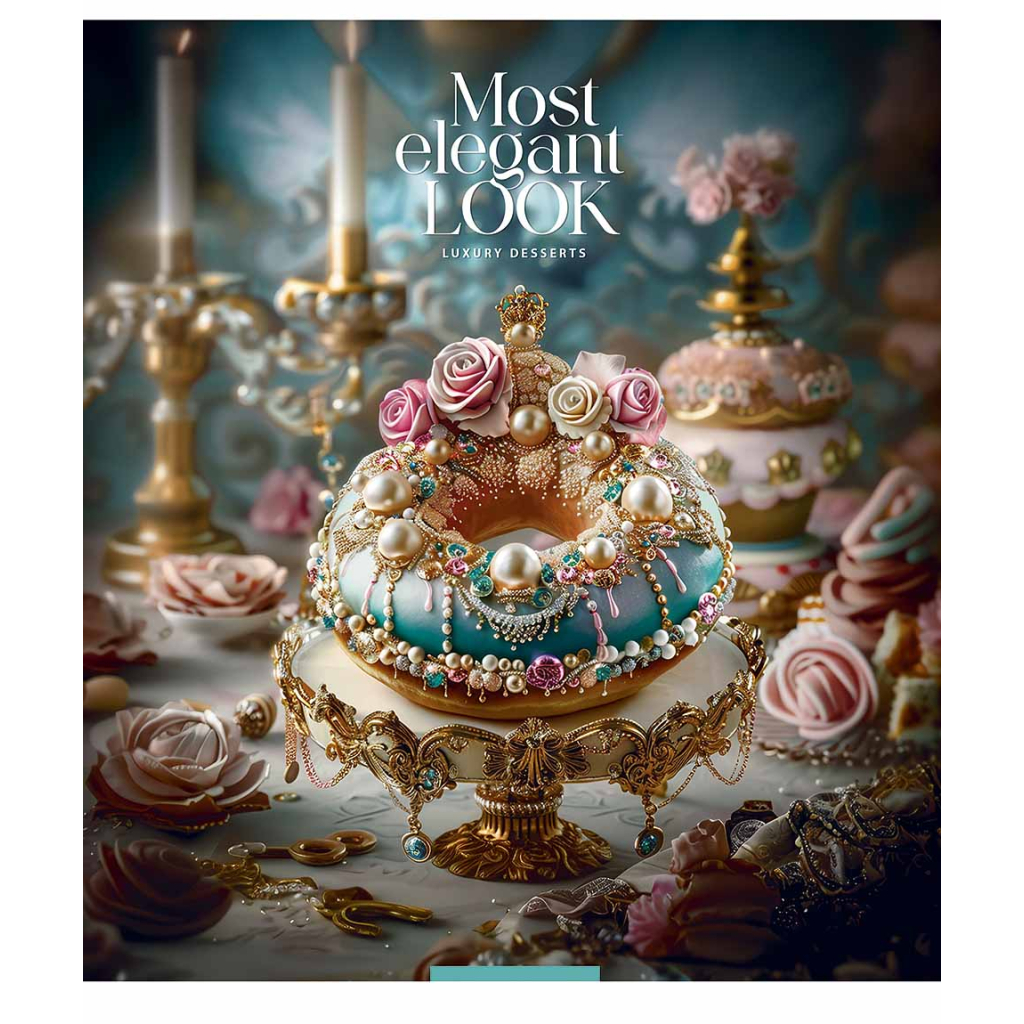 Зошит Школярик Luxury desserts 60 аркушів клітинка (060-3477K) - зображення 5