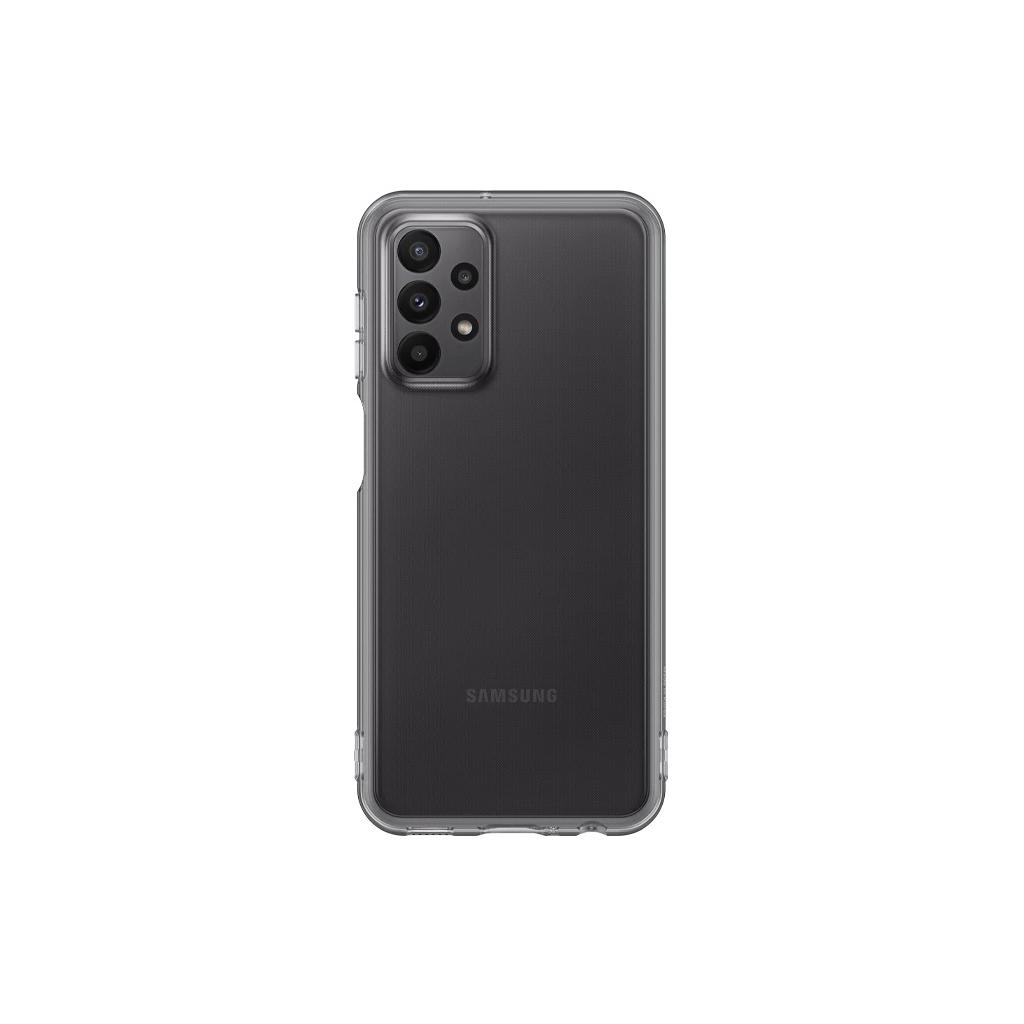 Чохол до мобільного телефона Samsung Soft Clear Cover Galaxy A23 (A235) Black (EF-QA235TBEGRU) - зображення 1