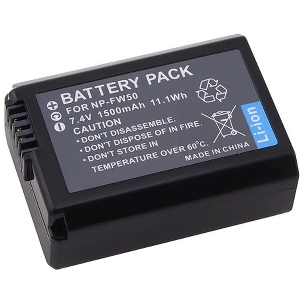 Акумулятор до фото/відео PowerPlant Sony NP-FW50 (DV00DV1280) - зображення 1