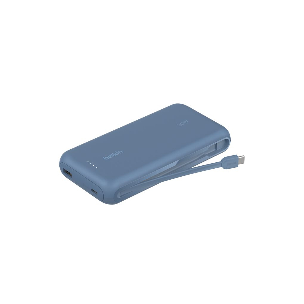 Батарея універсальна Belkin 20000mAh, 30W USB-C Blue (BPB024HQBL) - зображення 3