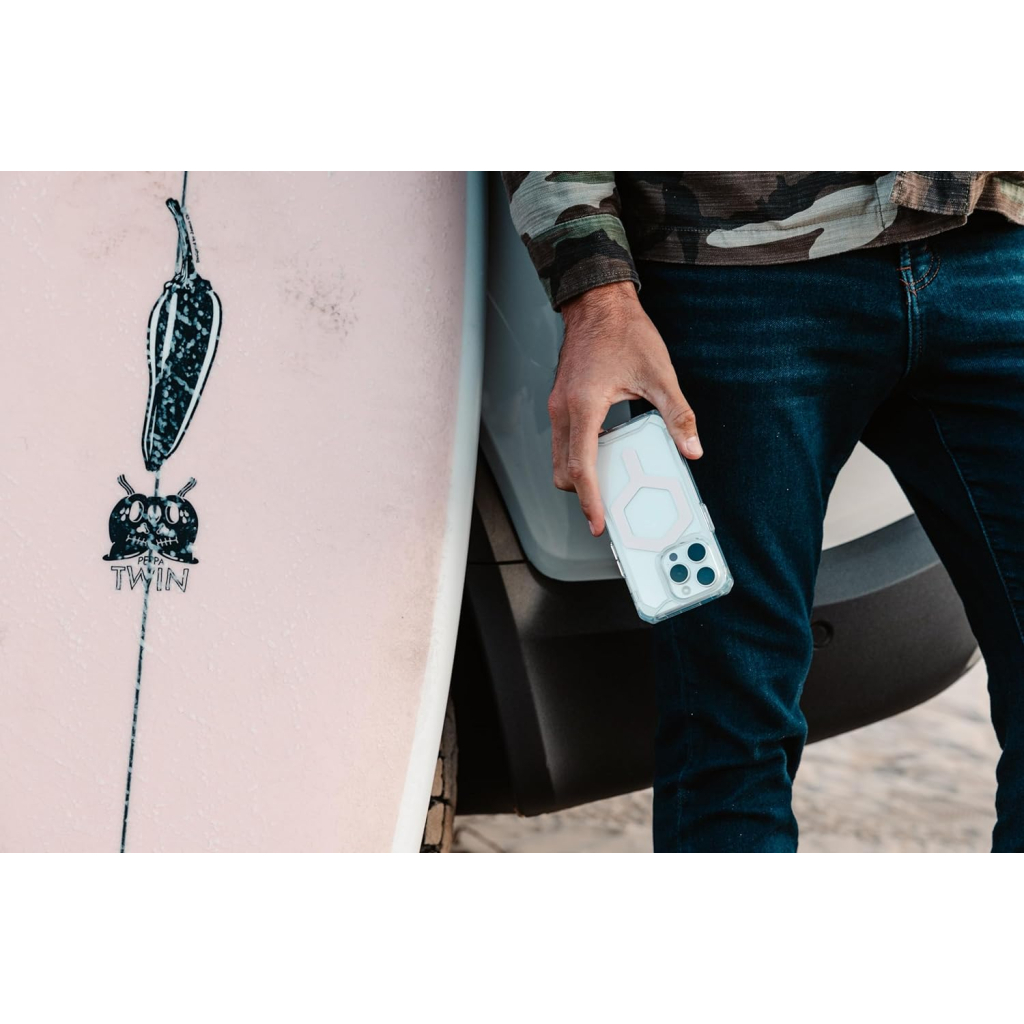 Чохол до мобільного телефона UAG iPhone 15 Pro Max Plyo Magsafe Ice/Rose Gold (114305114348) - зображення 2