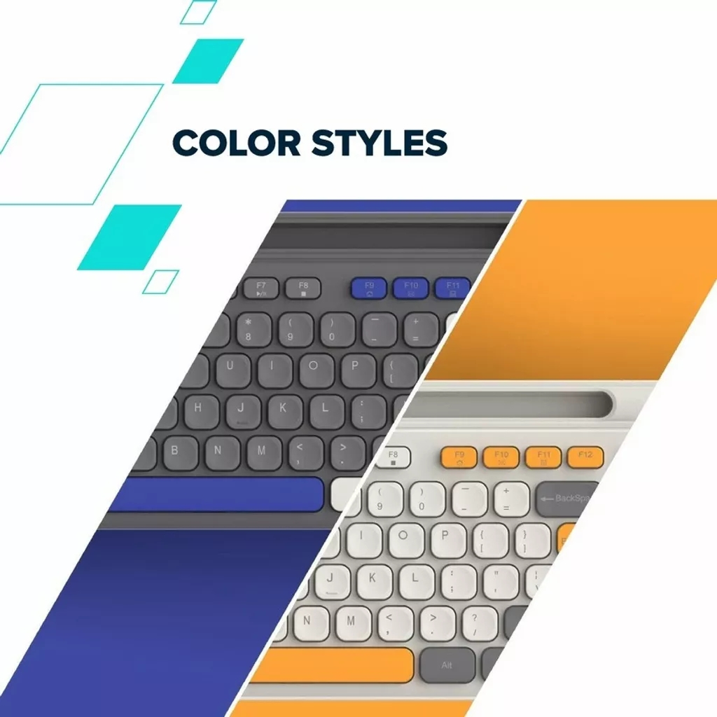 Клавіатура Canyon HKB-W03 Wireless UA Grey (CNS-HKBW03DG) - зображення 7