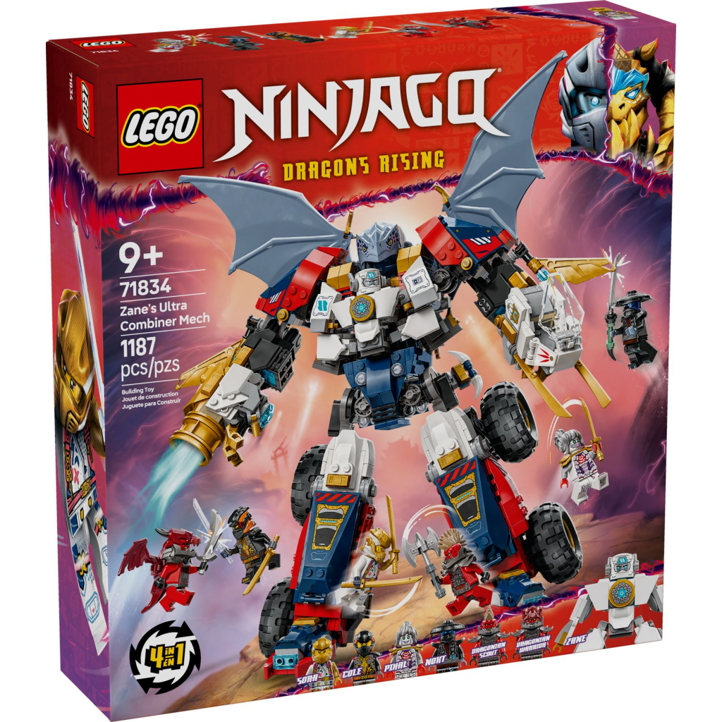 Конструктор LEGO Ninjago Ультраоб''єднувальний робот Зейна (71834) - зображення 1