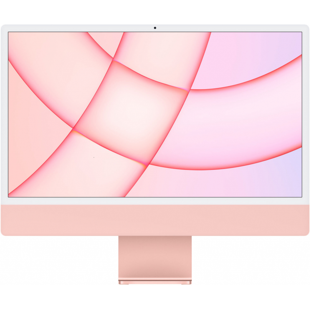 Комп'ютер Apple A2438 24" iMac Retina 4.5K / Apple M1 with 8-core GPU, 256SSD, Pink (MGPM3UA/A) - зображення 1