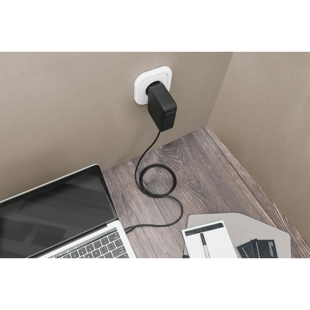 Блок живлення до ноутбуку Digitus 100W USB-C GaN (DA-10072) - зображення 4