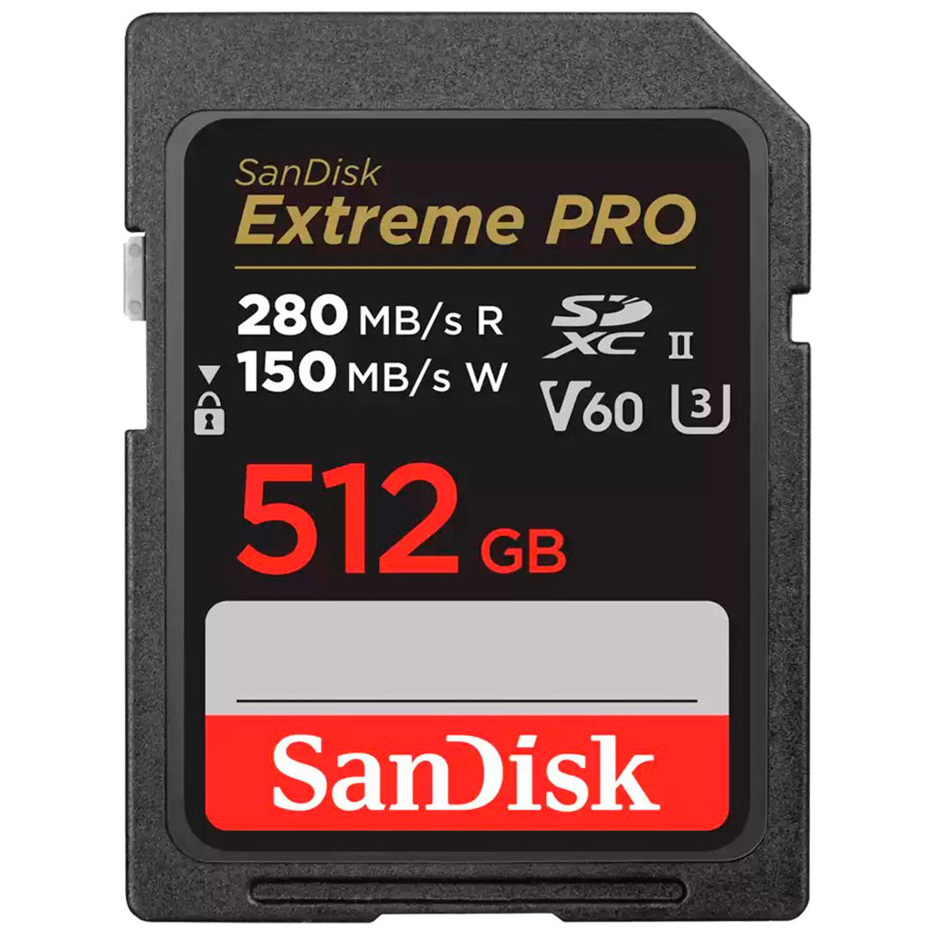 Карта пам'яті SanDisk 512GB SDXC class 10 UHS-II U3 V60 (SDSDXEP-512G-GN4IN) - зображення 1