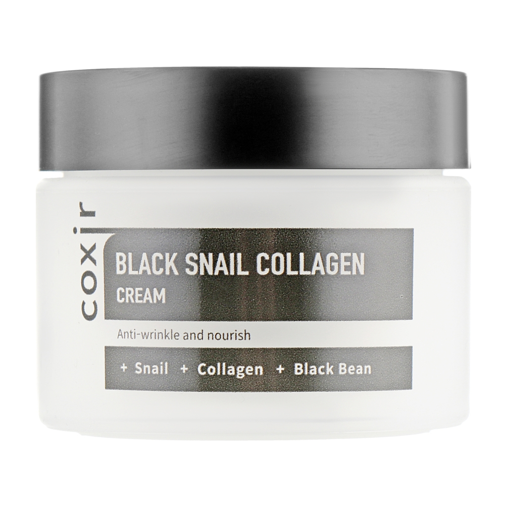 Крем для обличчя Coxir Black Snail Collagen Антивіковий поживний 50 мл (8809080826201) - зображення 2
