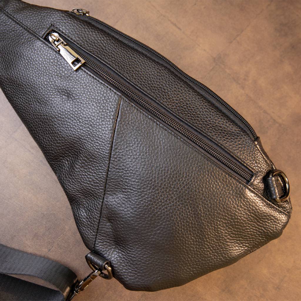 Сумка Vintage Флотар через плече Чорна (20444) - зображення 9