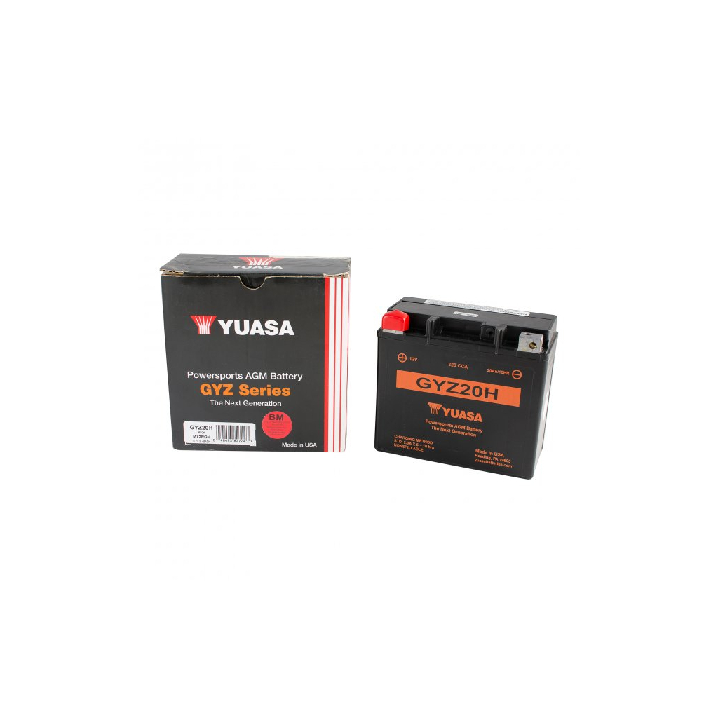 Акумулятор автомобільний Yuasa 12V 21,1Ah High Performance MF VRLA Battery (GYZ20H) - зображення 2