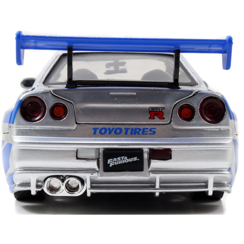 Машина Jada металева Форсаж Ніссан Скайлайн BNR-34 2002 1:24 (253203044) - зображення 6