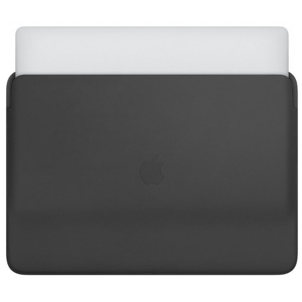 Чохол до ноутбука Apple 16" MacBook Pro, Leather Sleeve, Black (MWVA2ZM/A) - зображення 3