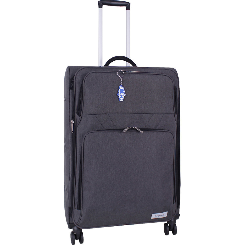 Валіза Bagland Валенсія велика 83 л. антрацит (003796927) (972915828) - зображення 1