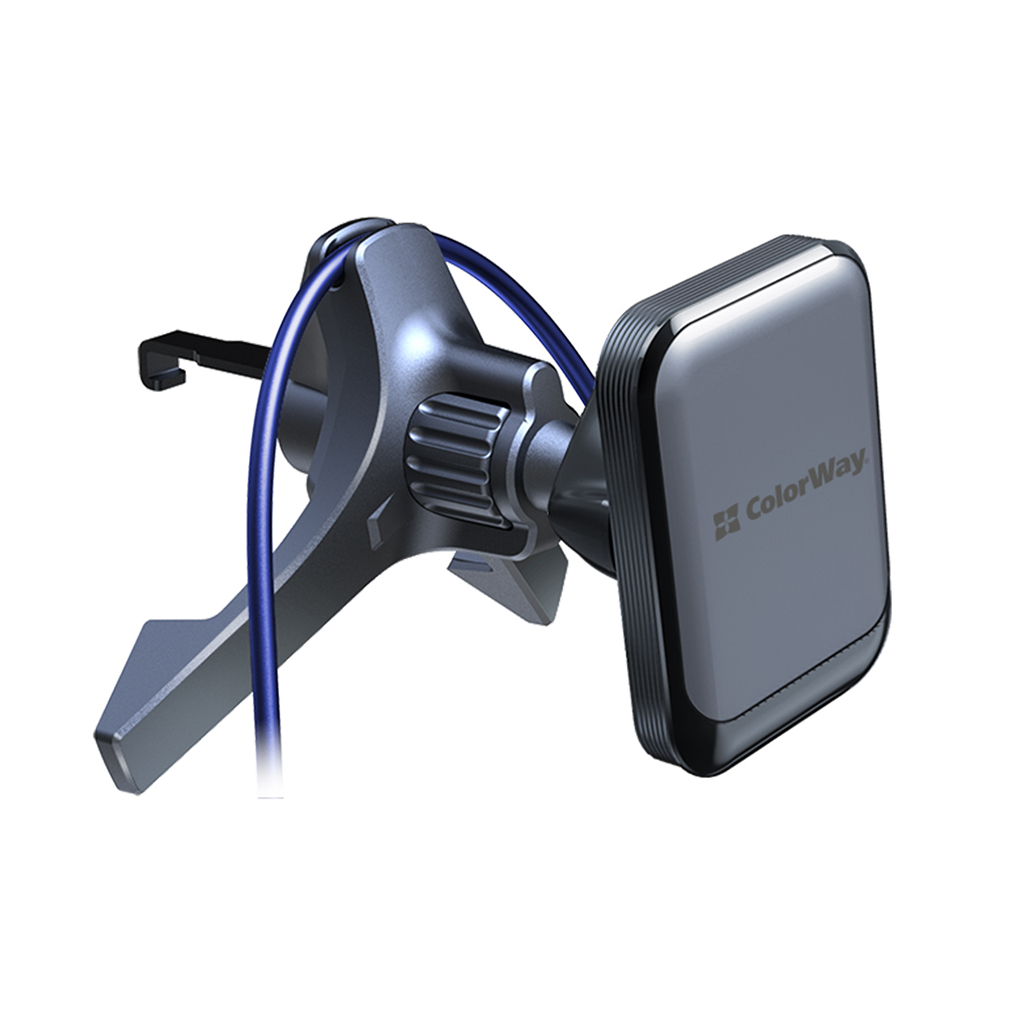 Універсальний автотримач ColorWay Magnetic Air Vent-6 (360° rotation) Gray (CW-CHM16-GR) - зображення 3