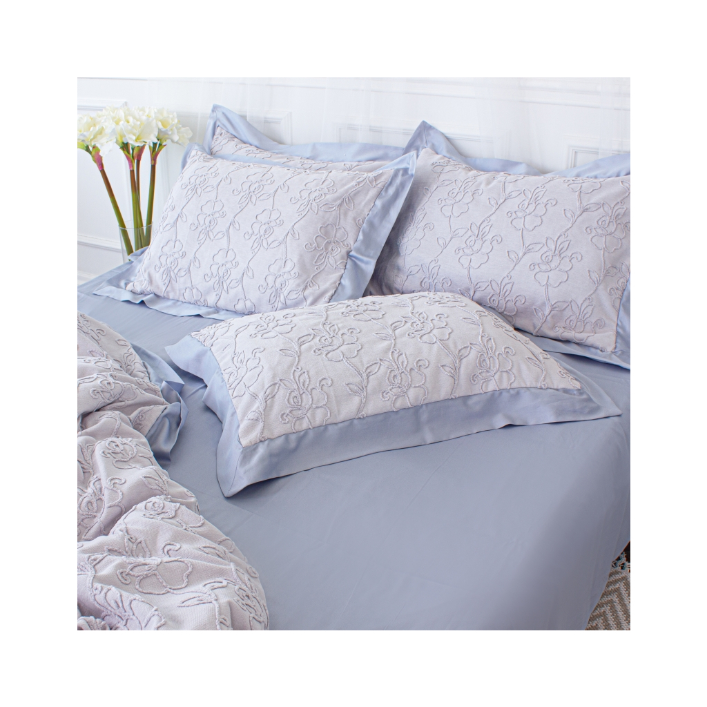 Постільна білизна MirSon Pique Cotton Gray depth King Size (2200006536840) - зображення 1