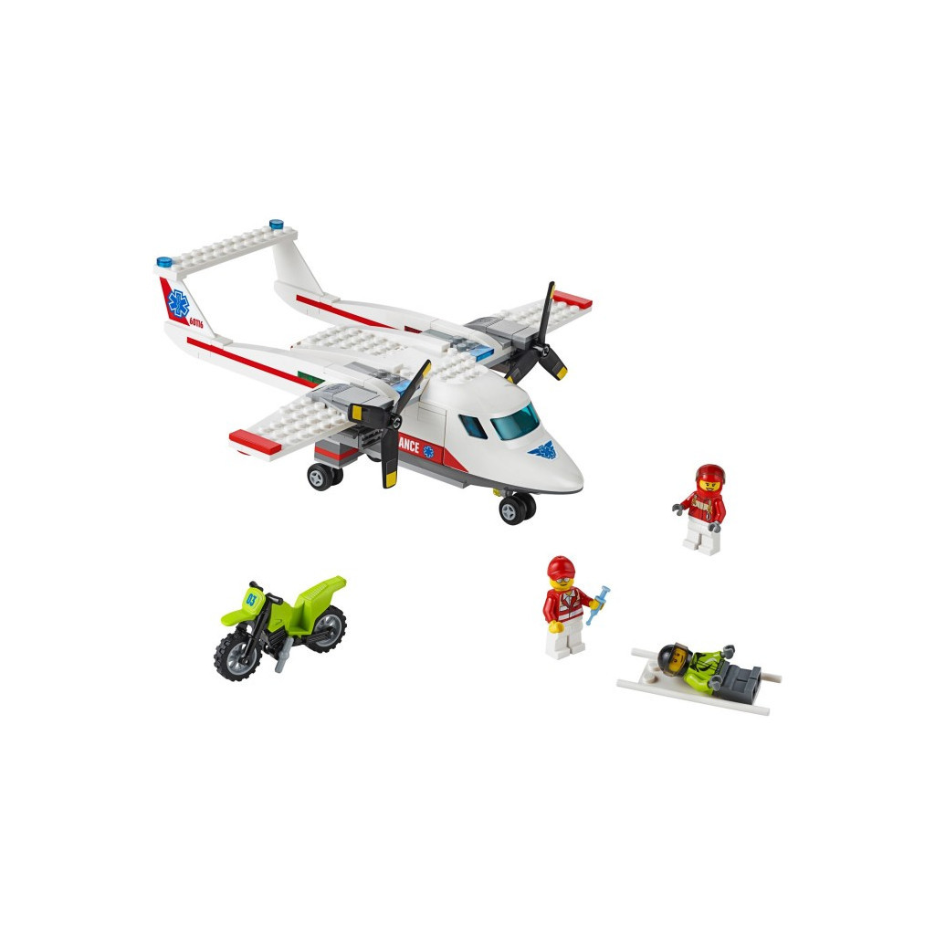Конструктор LEGO City Great Vehicles Літак швидкої допомоги (60116) - зображення 2