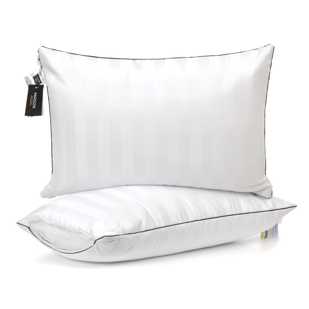 Подушка MirSon шовкова Hand Made Royal Pearl Natural 942 низька 60x60 (2200000557704) - изображение 1