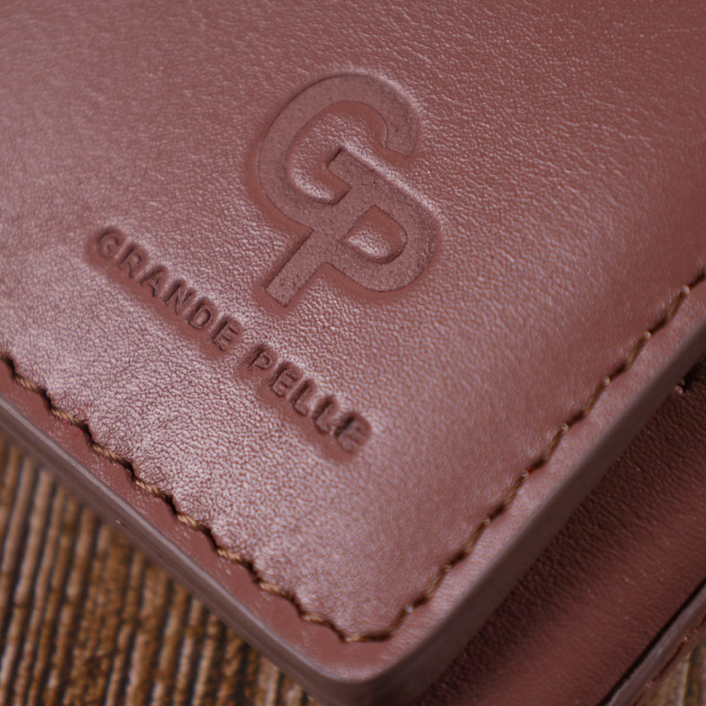 Гаманець Grande Pelle Пудровий (16784) - зображення 11