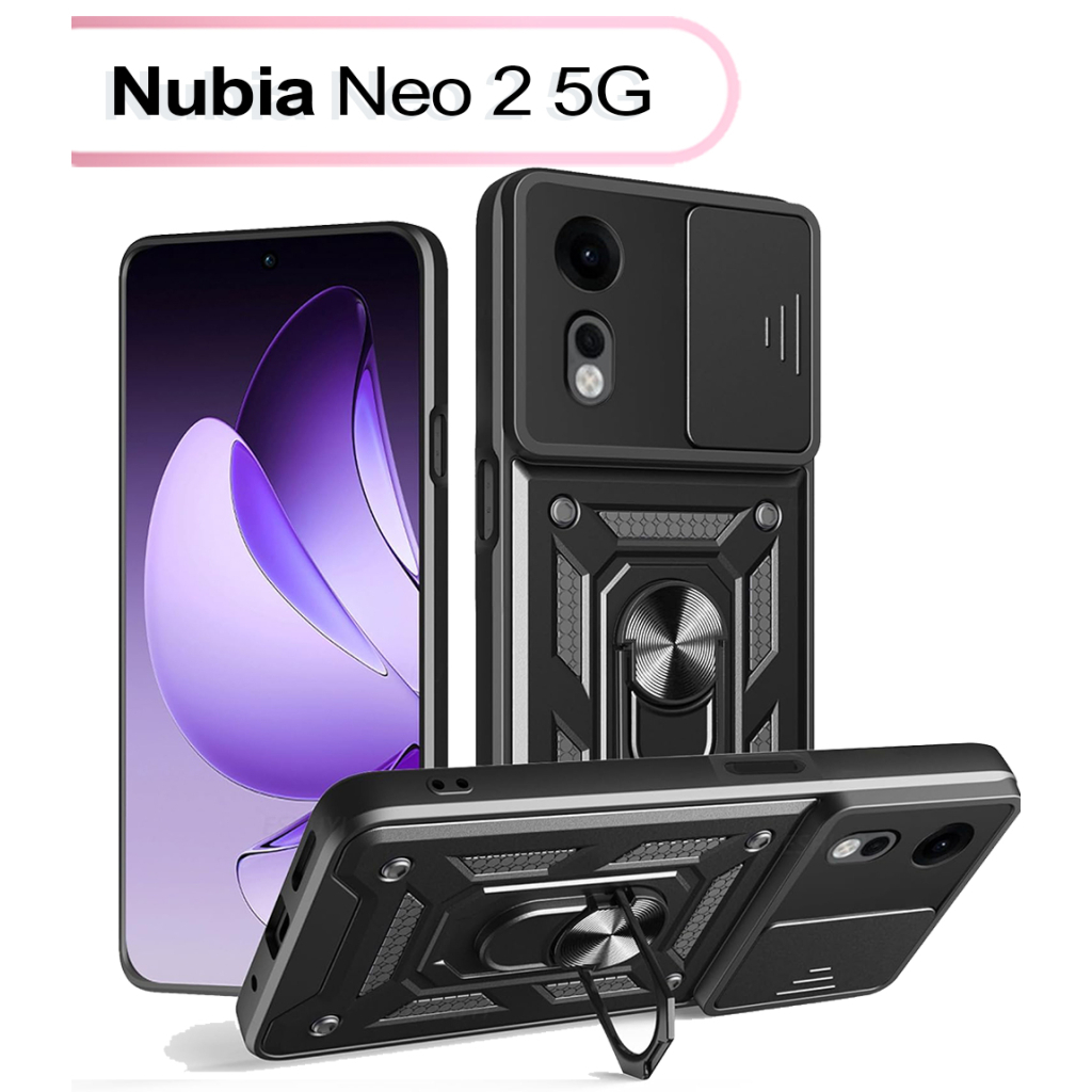 Чохол до мобільного телефона BeCover Military Nubia Neo 2 5G Black (713533) - зображення 1